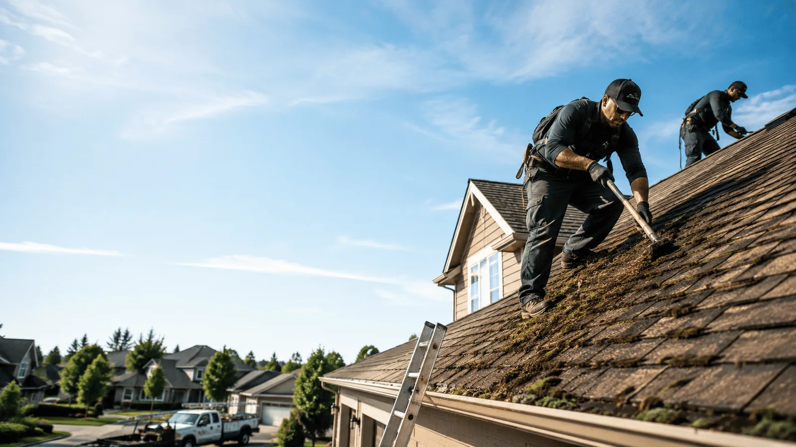 Roof Moss Removal in Poquoson, VA near me